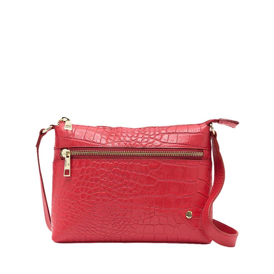 Handbags Bon-Bonite | Hands-Free In Achiote Red Leather