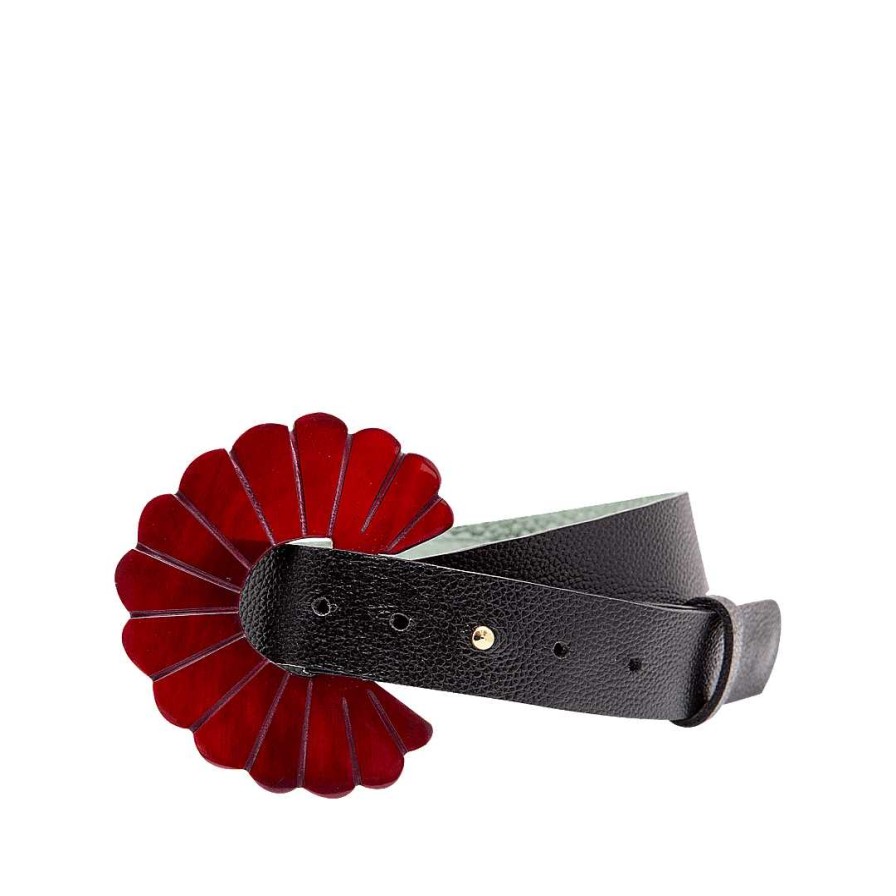 Belts Bon-Bonite | Onyx Black Leather Belt