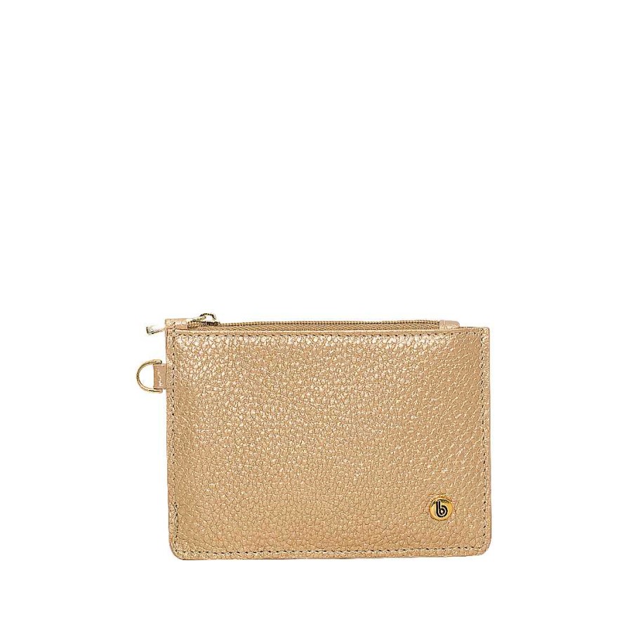 Accessories Bon-Bonite | Italian Gold Color Leather Document Holder