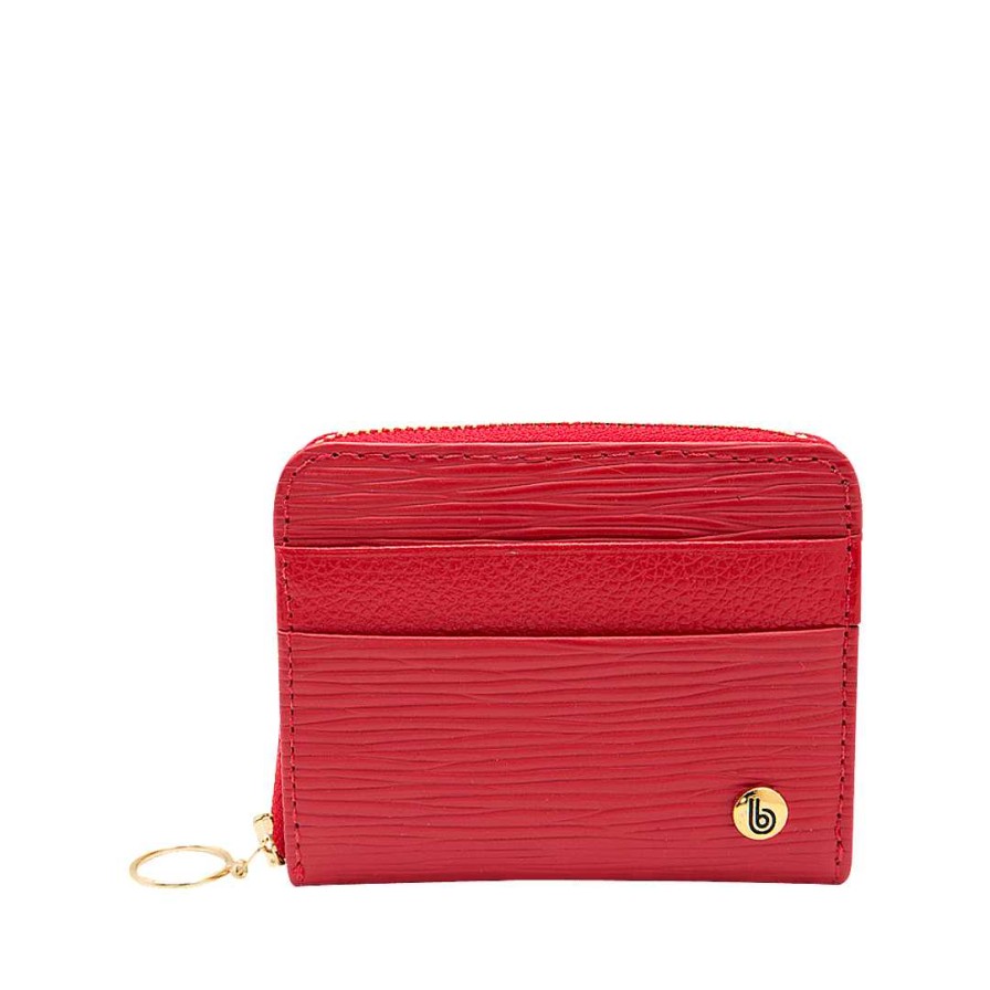 Accessories Bon-Bonite | Achiote Red Leather Wallet