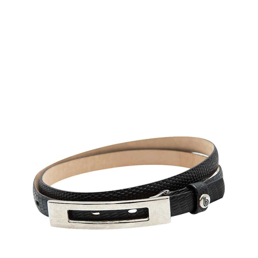 Belts Bon-Bonite | Onyx Black Leather Belt