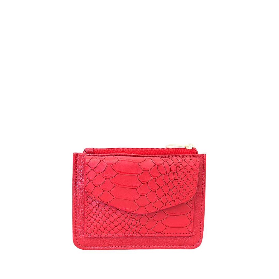 Accessories Bon-Bonite | Pepper Red Leather Document Holder