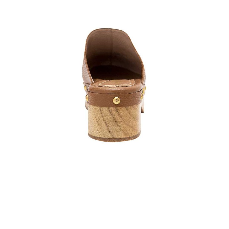 Shoes Bon-Bonite | Honey Gray Leather Clog