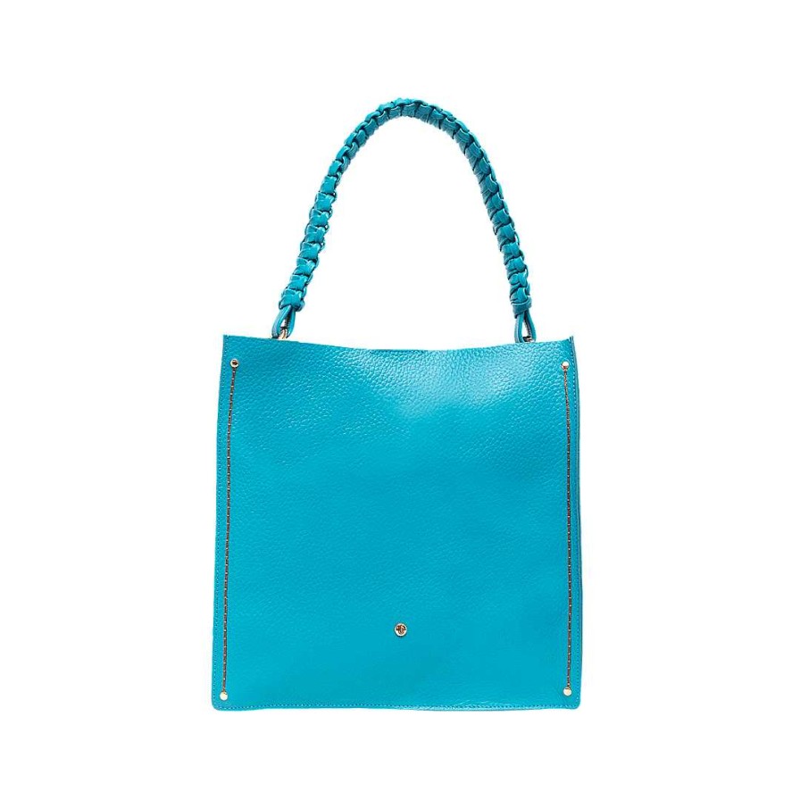 Handbags Bon-Bonite | Turquoise Leather Wallet