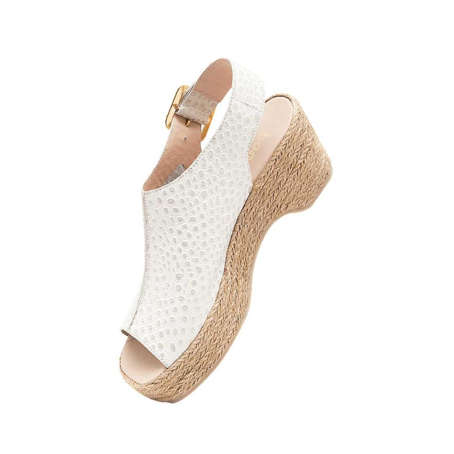 Shoes Bon-Bonite | Talc Leather Espadrilles