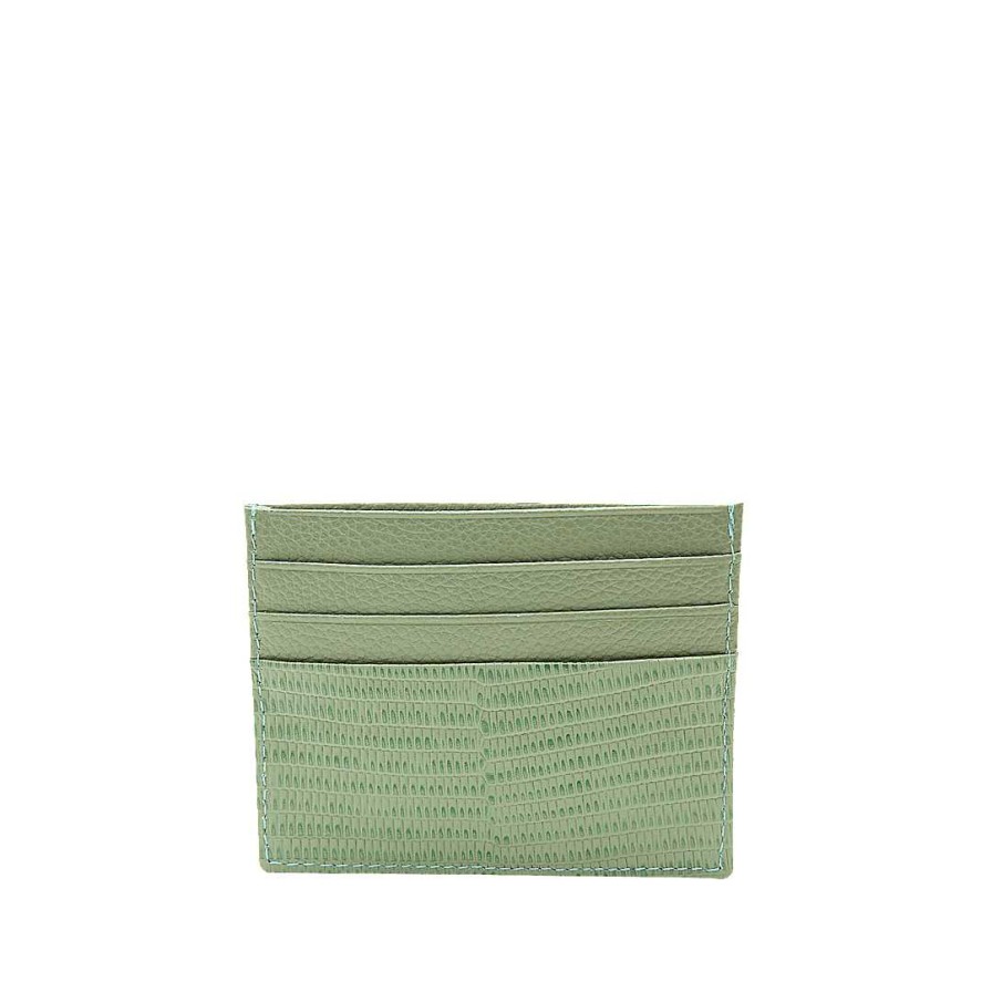 Accessories Bon-Bonite | Sabila Green Leather Card Holder