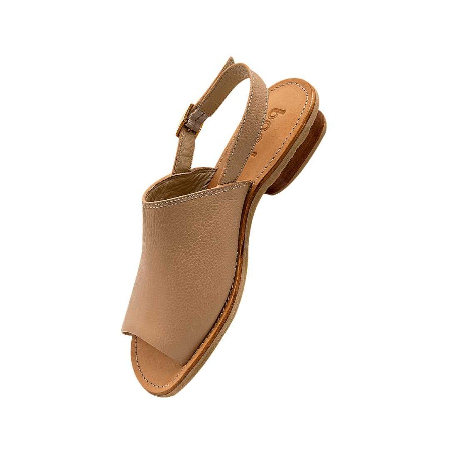 Shoes Bon-Bonite | Capuccino Color Leather Sandal