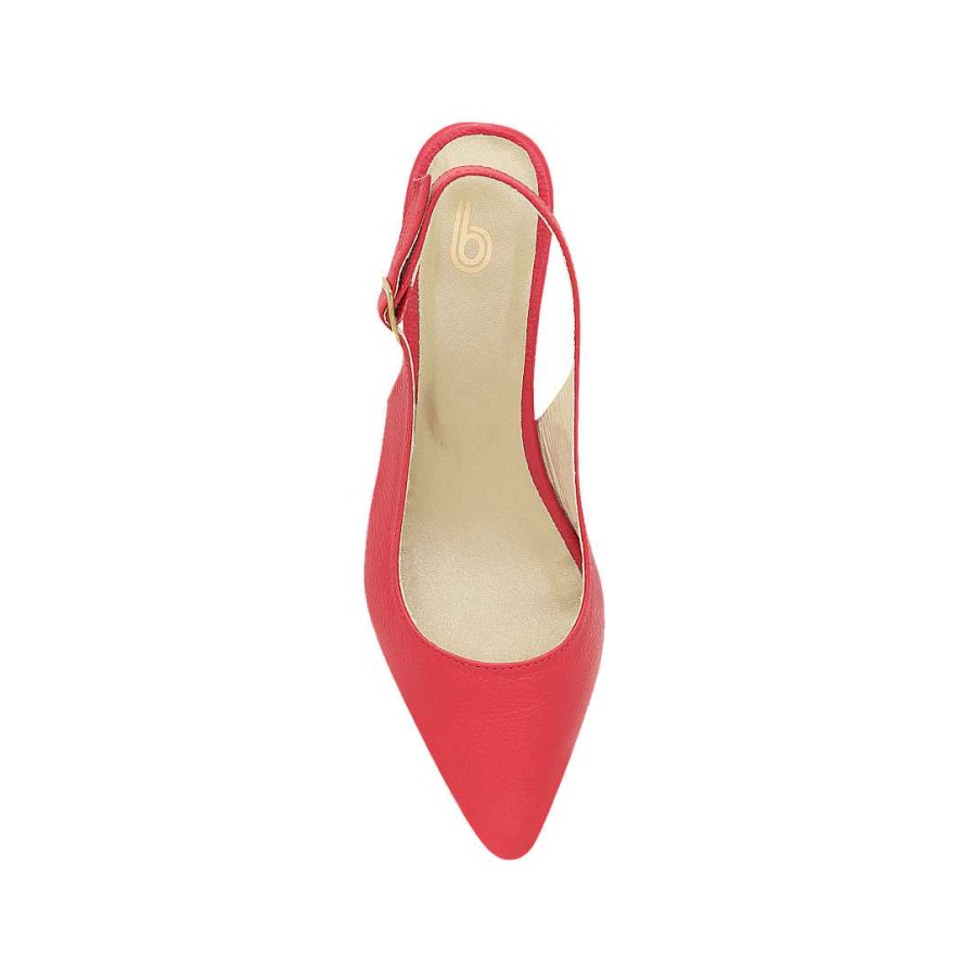 Shoes Bon-Bonite | Annatto Red Leather Heels