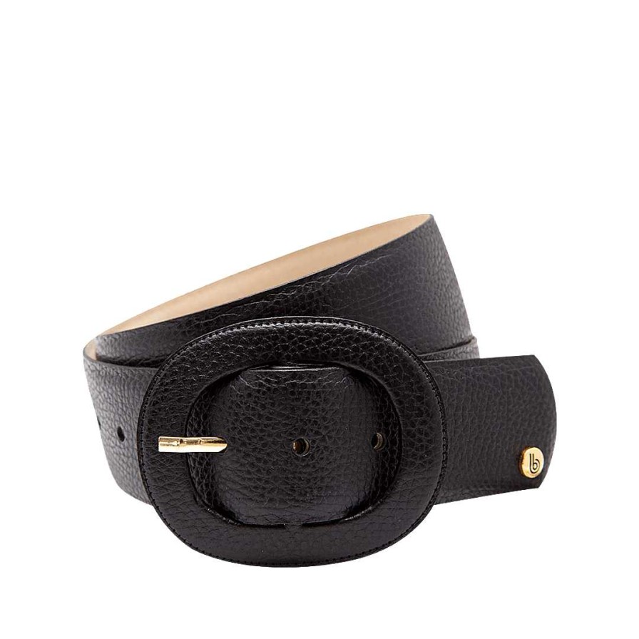 Belts Bon-Bonite | Onyx Black Leather Belt