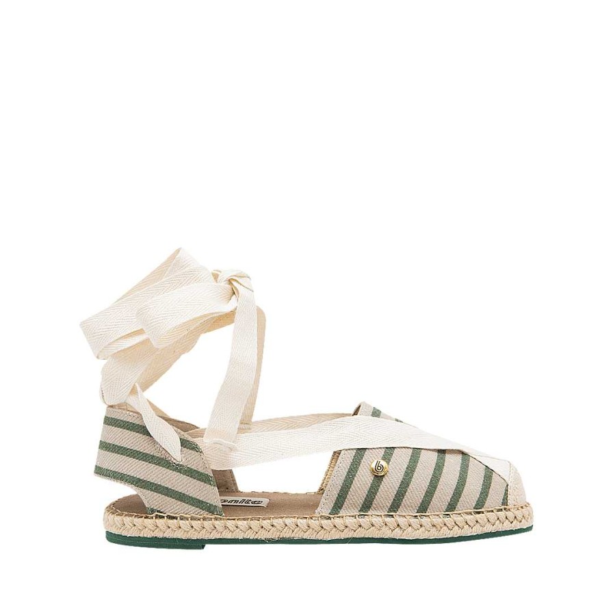 Shoes Bon-Bonite | Sabila Green Textile Espadrille