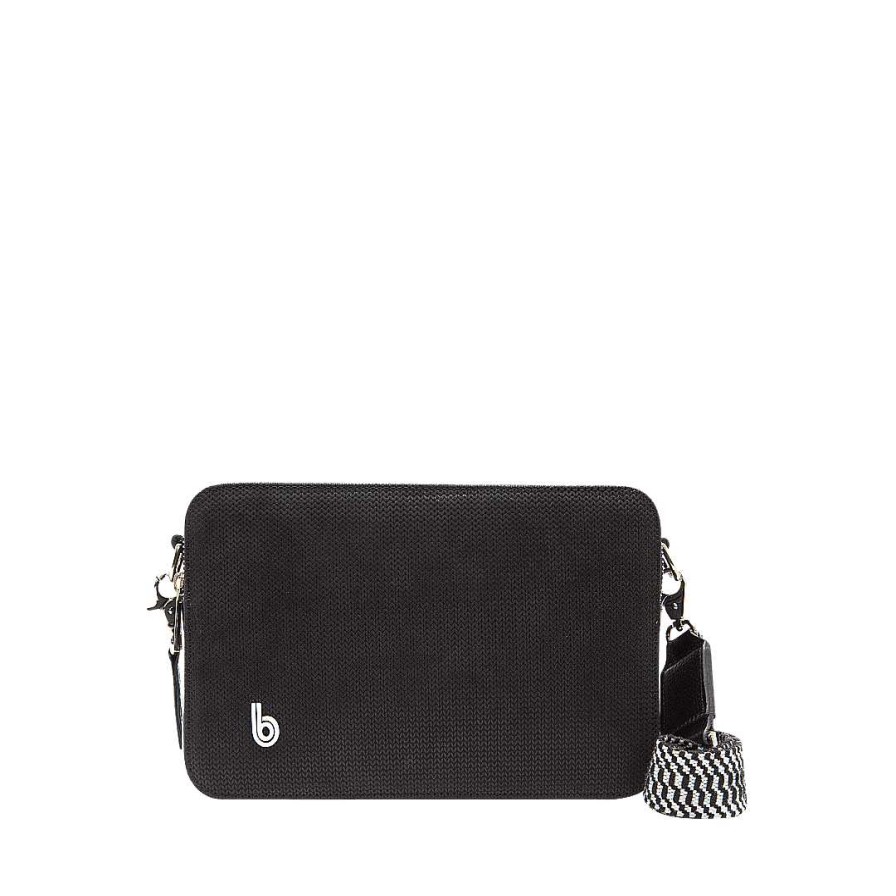 Handbags Bon-Bonite | Hands Free In Onyx Black Leather