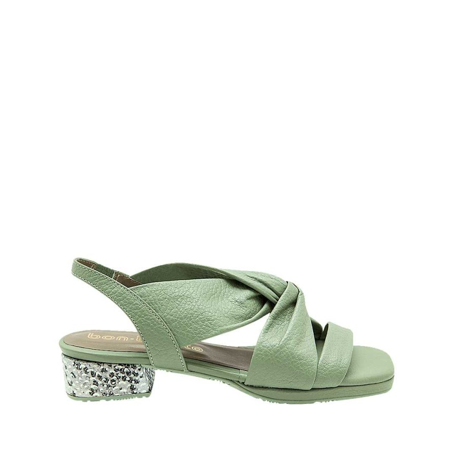 Shoes Bon-Bonite | Sabila Green Leather Sandal