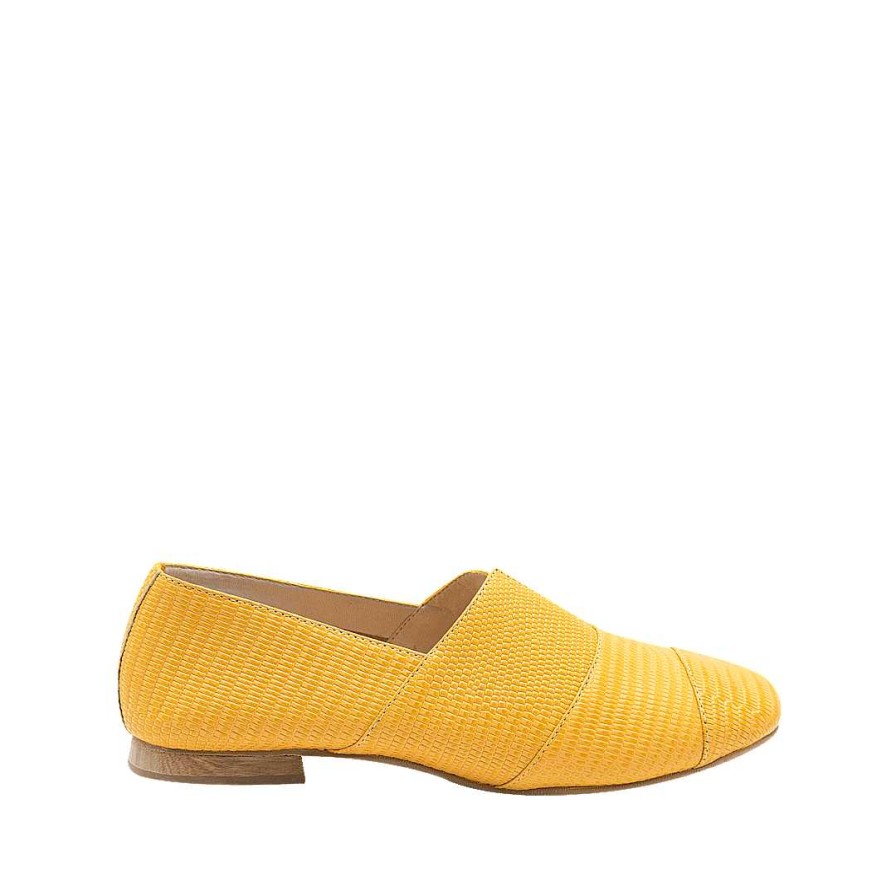 Shoes Bon-Bonite | Imperial Yellow Leather Moccasin