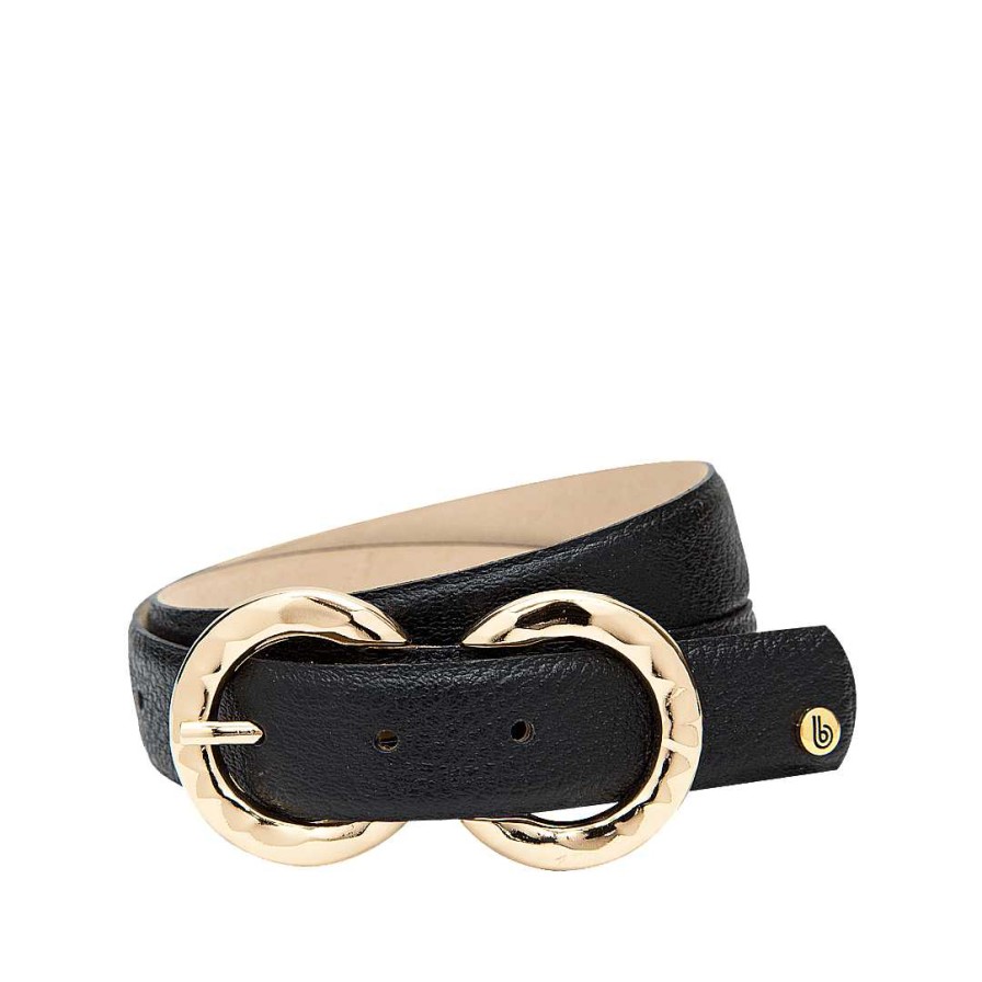 Belts Bon-Bonite | Onyx Black Leather Belt