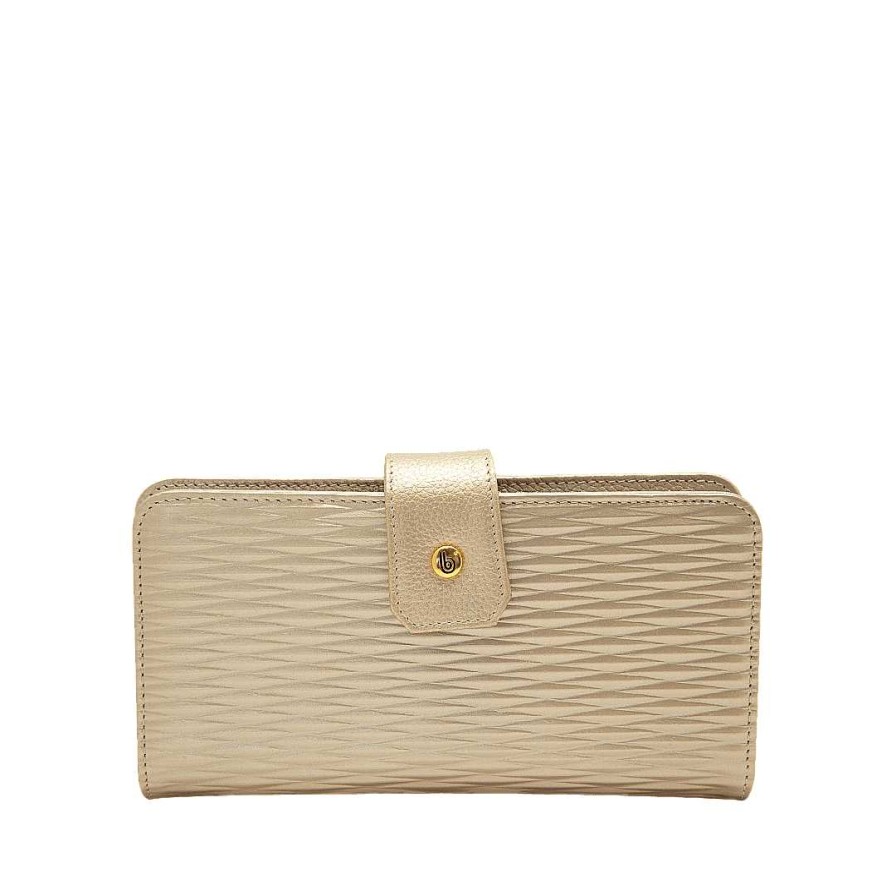 Accessories Bon-Bonite | New Gold Color Leather Wallet