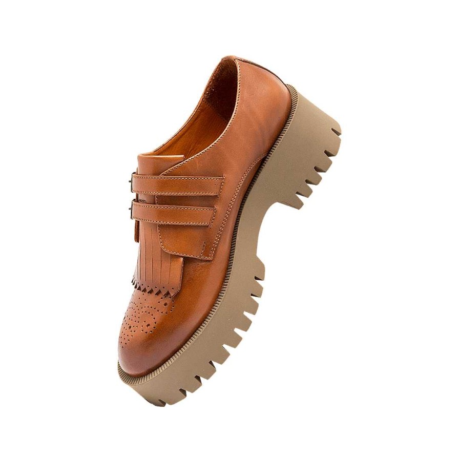 Shoes Bon-Bonite | Honey Color Leather Moccasin