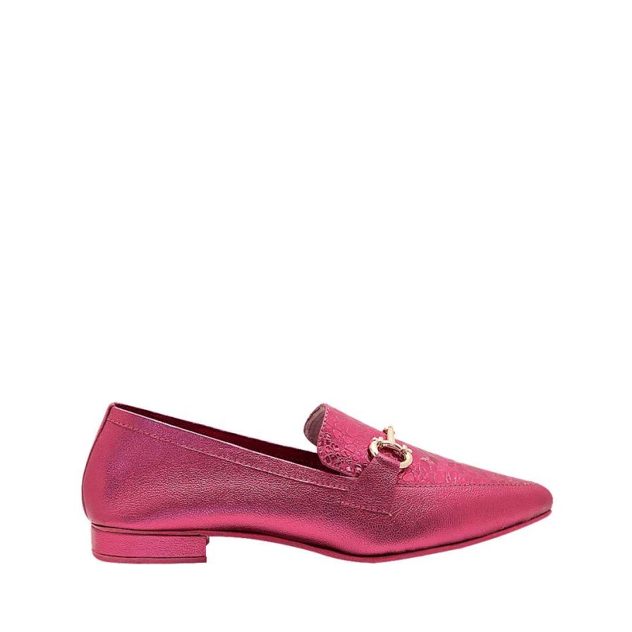 Shoes Bon-Bonite | Wine Color Leather Moccasin