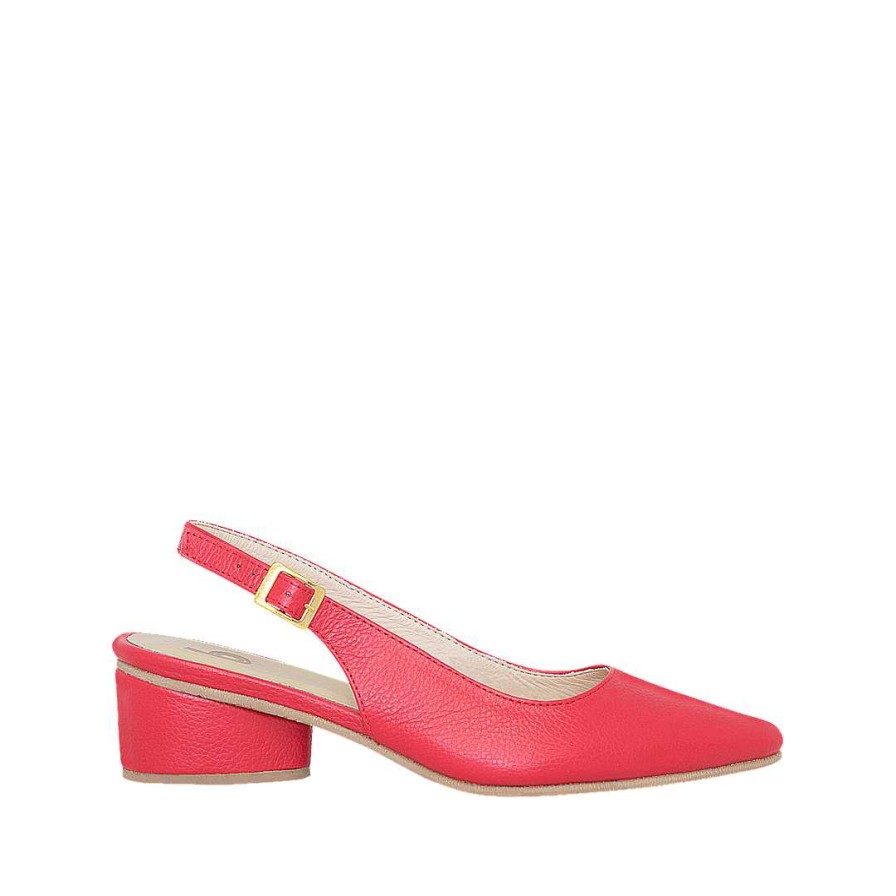 Shoes Bon-Bonite | Annatto Red Leather Heels