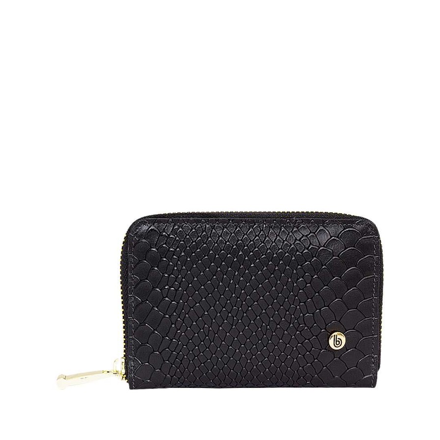 Accessories Bon-Bonite | Black Onyx Leather Wallet