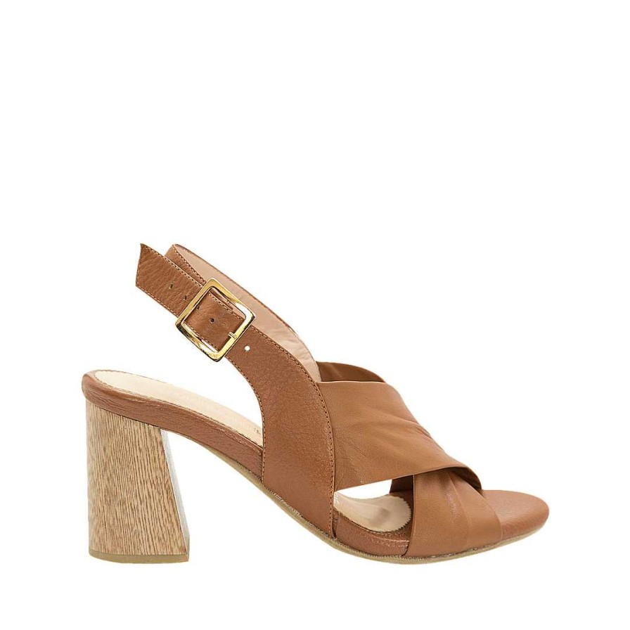 Shoes Bon-Bonite | Honey Color Heeled Sandal