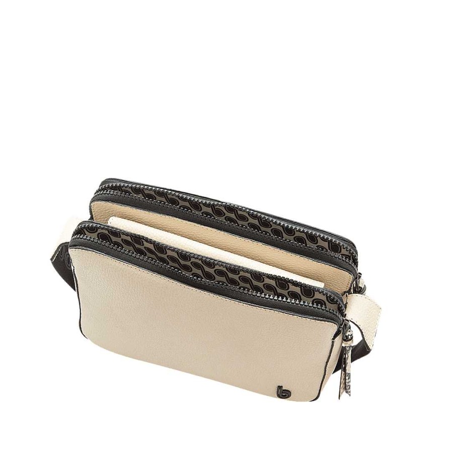 Handbags Bon-Bonite | Hands Free In Talcum Color Leather