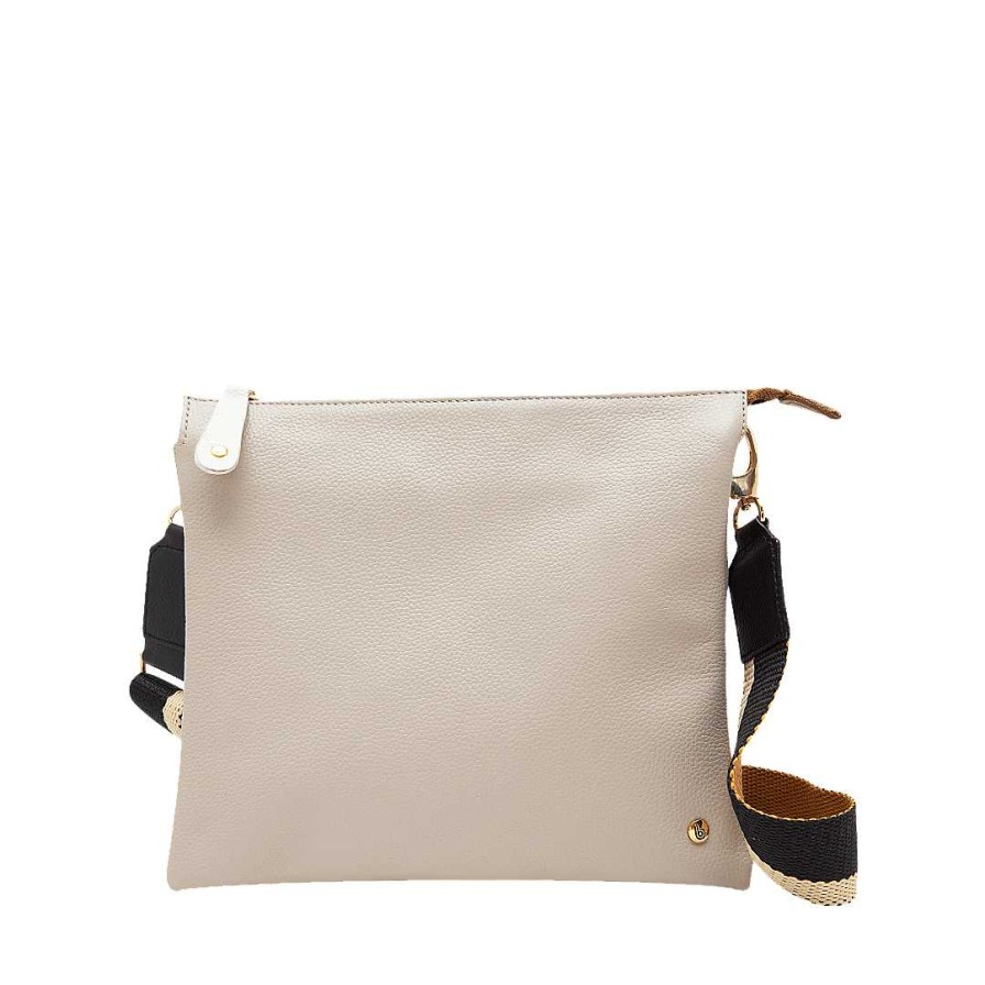 Handbags Bon-Bonite | Hands-Free In Honey Color Leather By Pure White