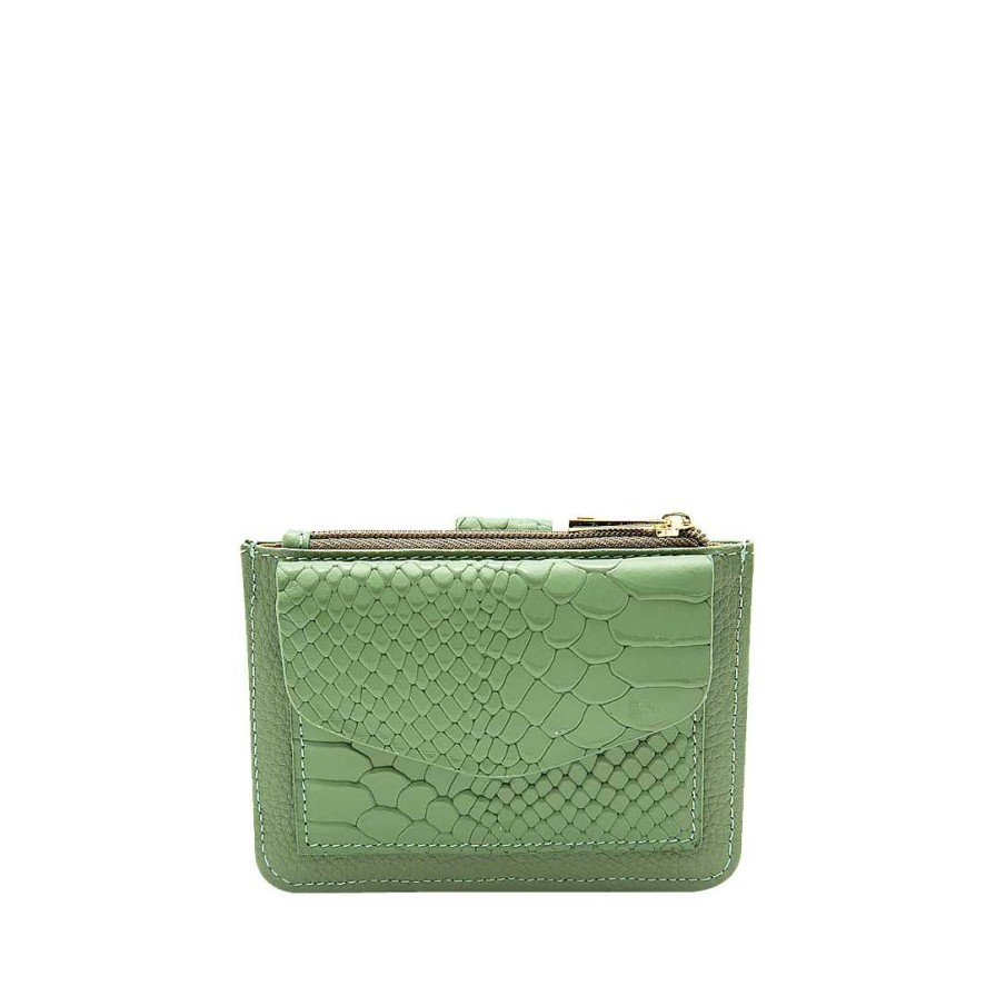 Accessories Bon-Bonite | Sabila Green Leather Document Holder