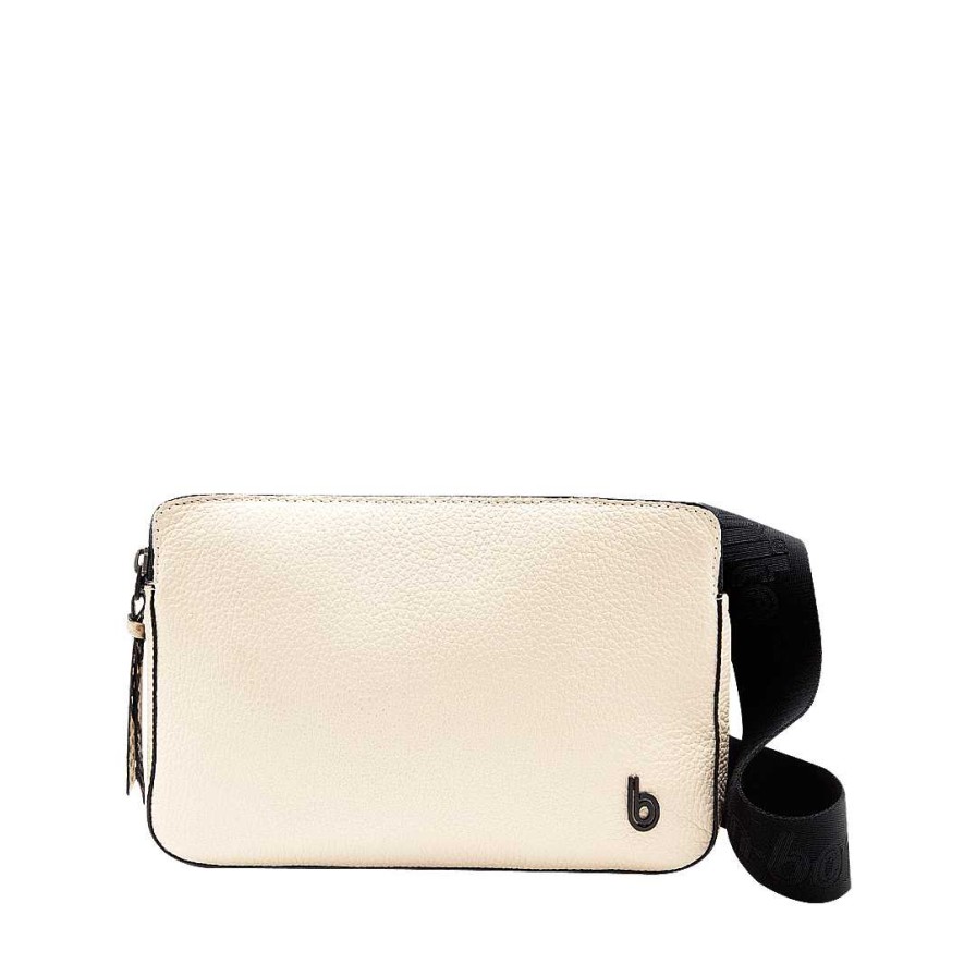 Handbags Bon-Bonite | Hands Free In Talcum Color Leather