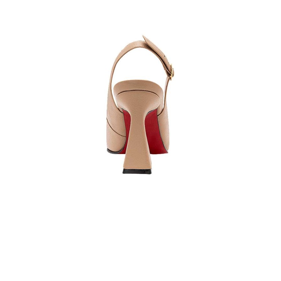 Shoes Bon-Bonite | Cappuccino Color Leather Heel